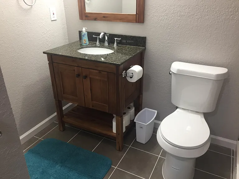 Basement bathroom