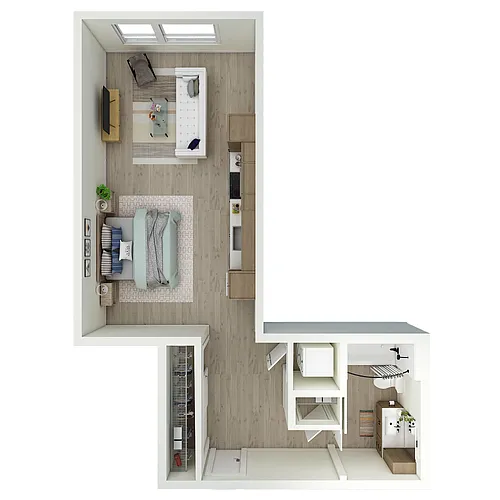 Floor plan Studio - MFTE - e22.1