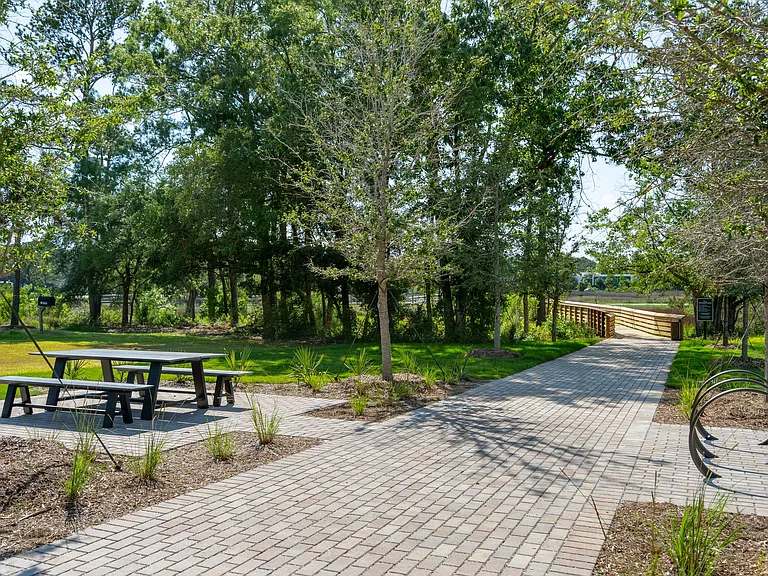 Community gathering and picnic area