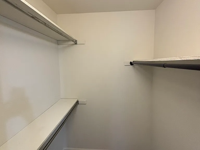 second bedroom walk-in closet
