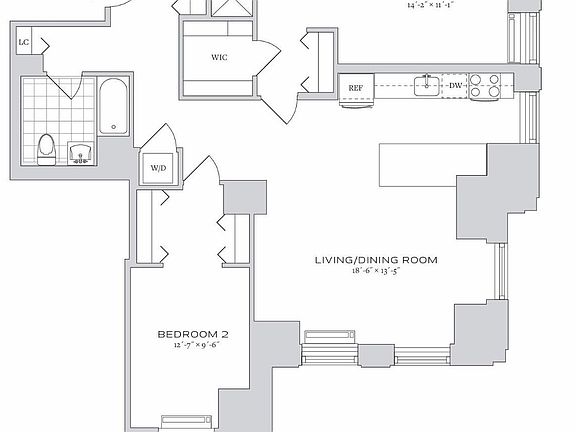2nd image of 70 Pine St APT 5105