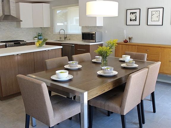 Light and airy dining area