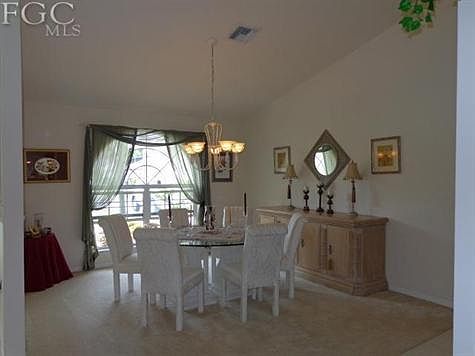Open, formal dining room.