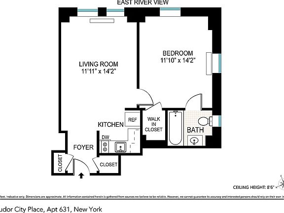 2nd image of 5 Tudor City Pl APT 631