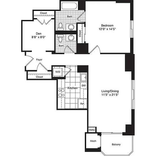 Floor plan 870-B