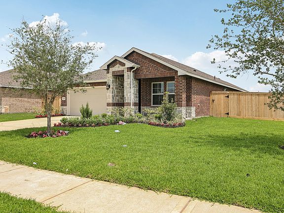 The Callaghan floorplan in Massey Oaks of Pearland, TX.