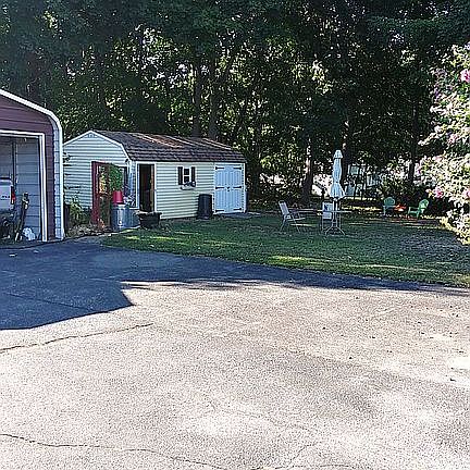 large shed/back yard