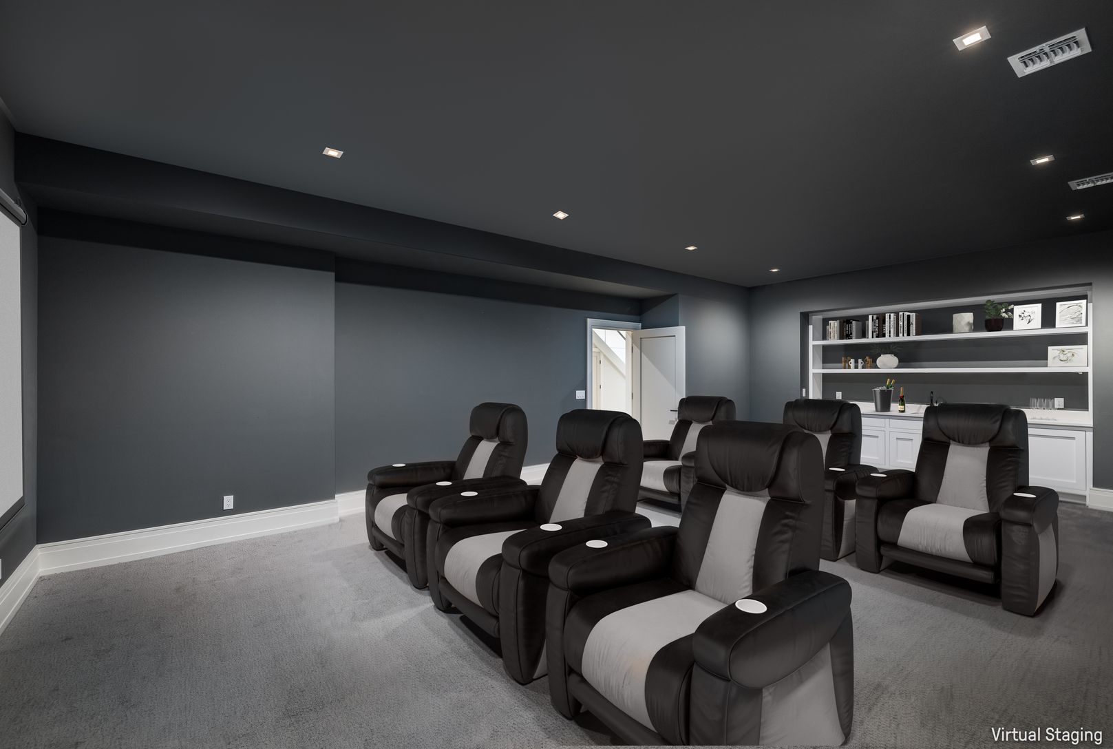 Media Room with Bar