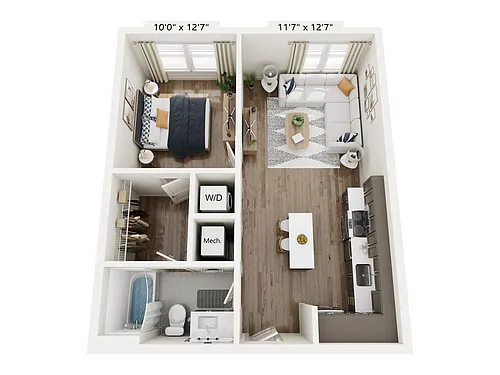 Floor plan A12F