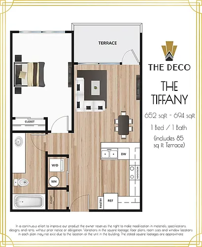 Floor plan The Tiffany