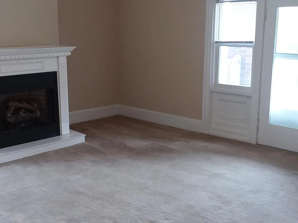 large living room with gas fireplace