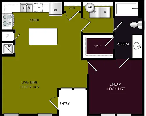 Floor plan A1A