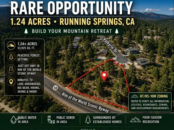 0 Valkyrie Dr Lot 57, Running Springs, CA 92382