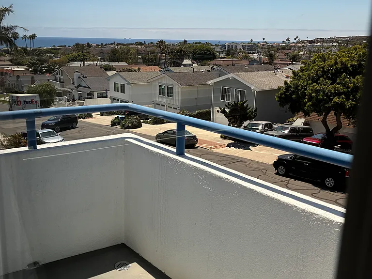 Guest bedroom balcony with views.