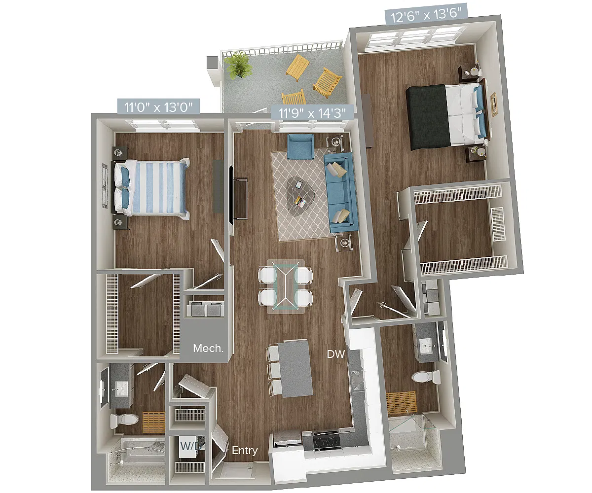 Floor plan B19-1