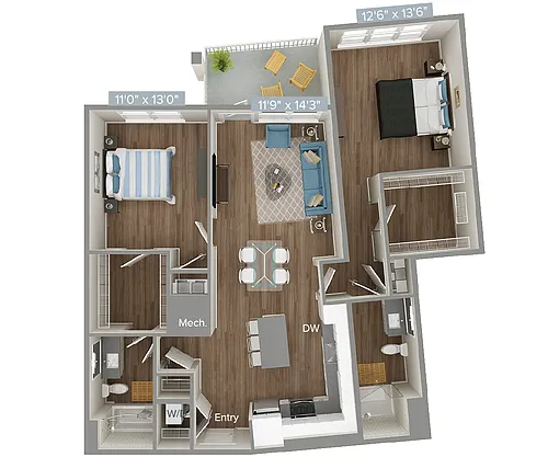 Floor plan B19-1