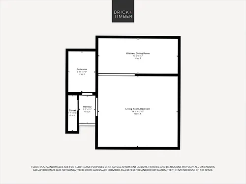 Floor plan Studio