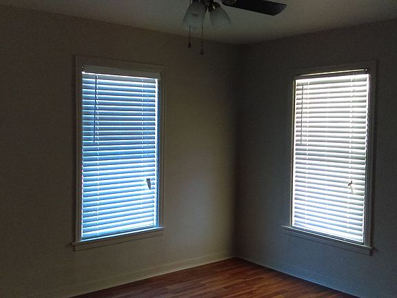 Bedroom 1 from hall. Back door is off of this room.