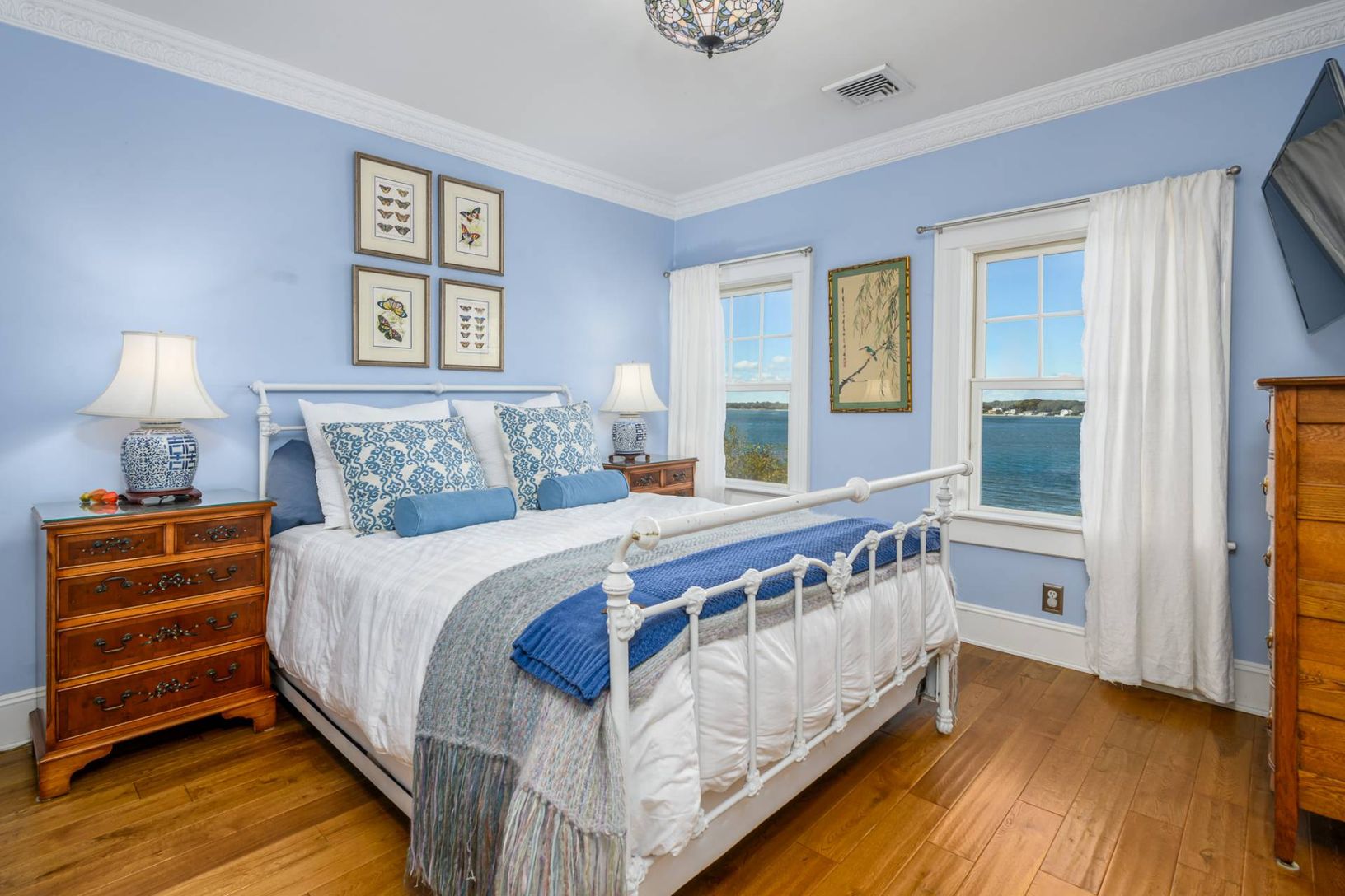  Primary bedroom with beautiful water views