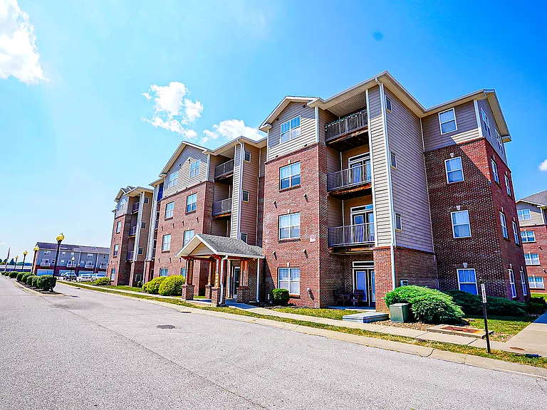 Exterior of some apartments at The Reserve.