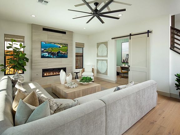 Sky House Plan 3X Model Great Room