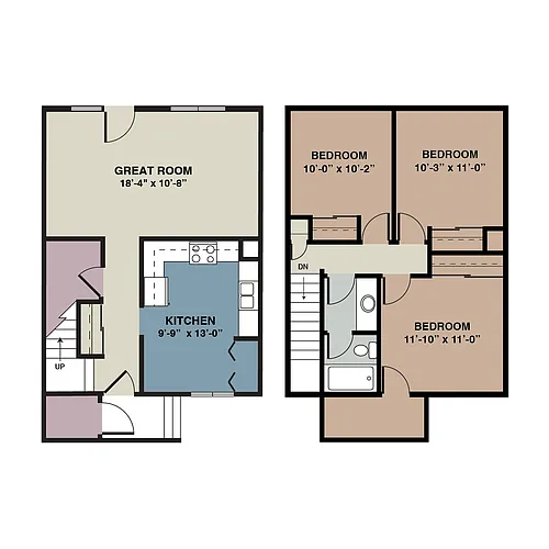 Floor plan 3 Bedroom