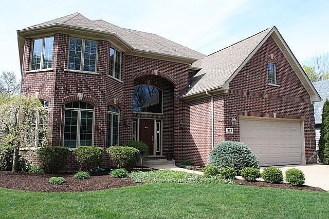 All brick, 2 story home
