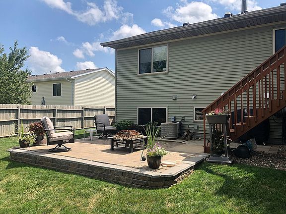 Sunny finished patio