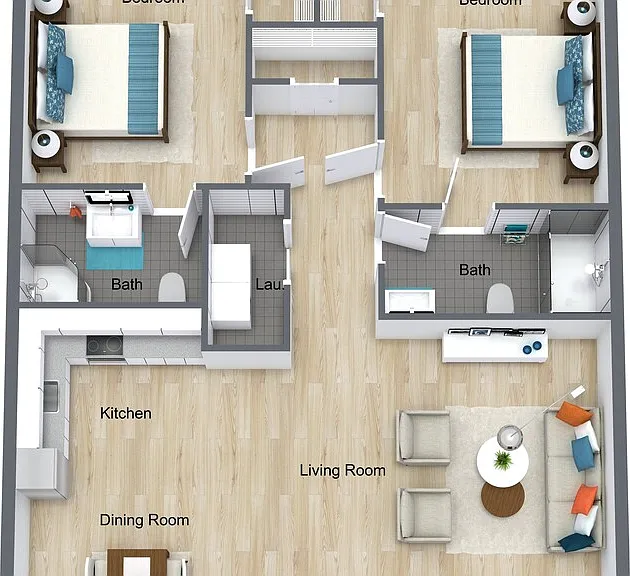 Athena (2x2) Floorplan
