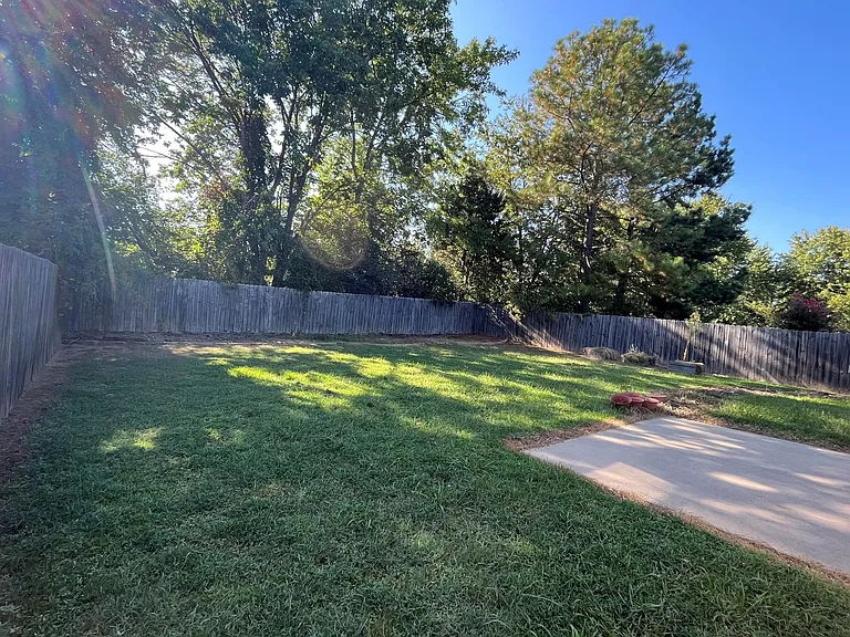 Fenced Backyard