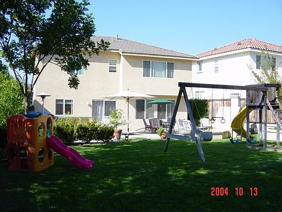 Entertaining backyard