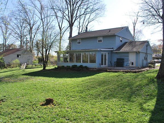 Large, level backyard
