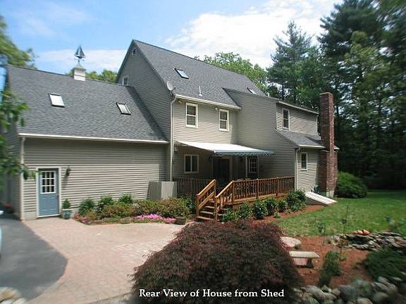 Rear of house and yard