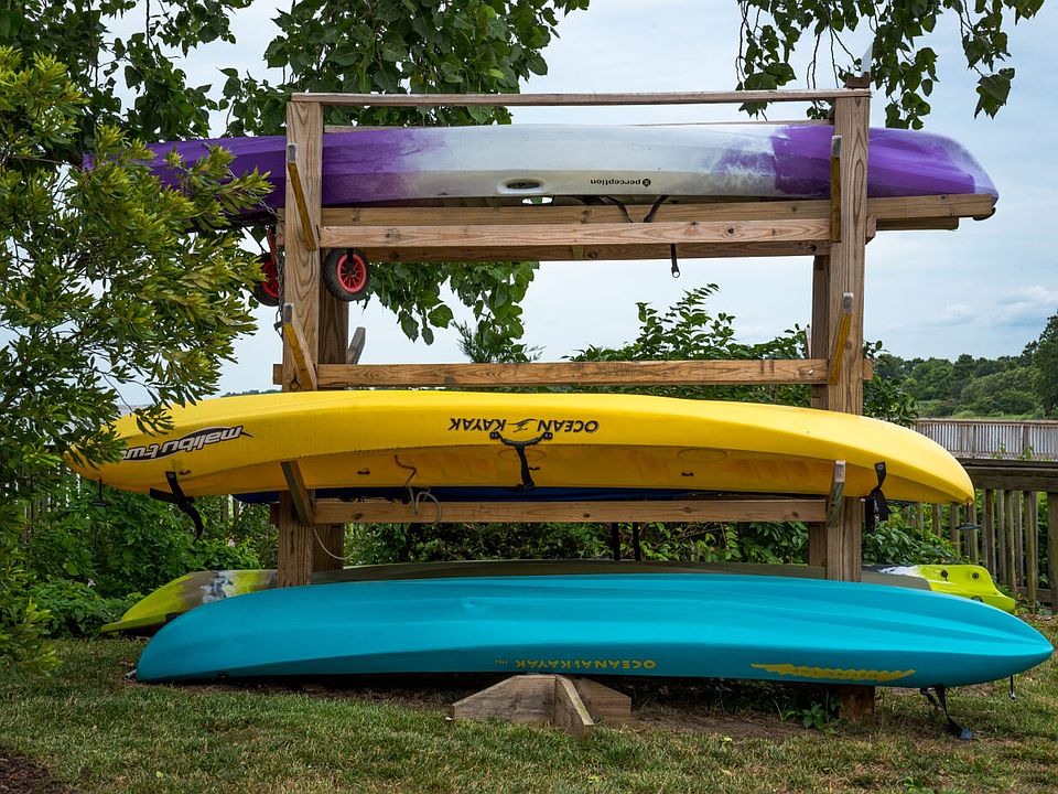 Kayak Storage Station Onsite
