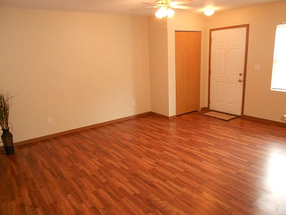 Viewing living room from hallway