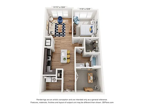 Floor plan Bluestem East w/den