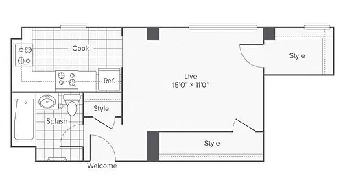 Floor plan Alki