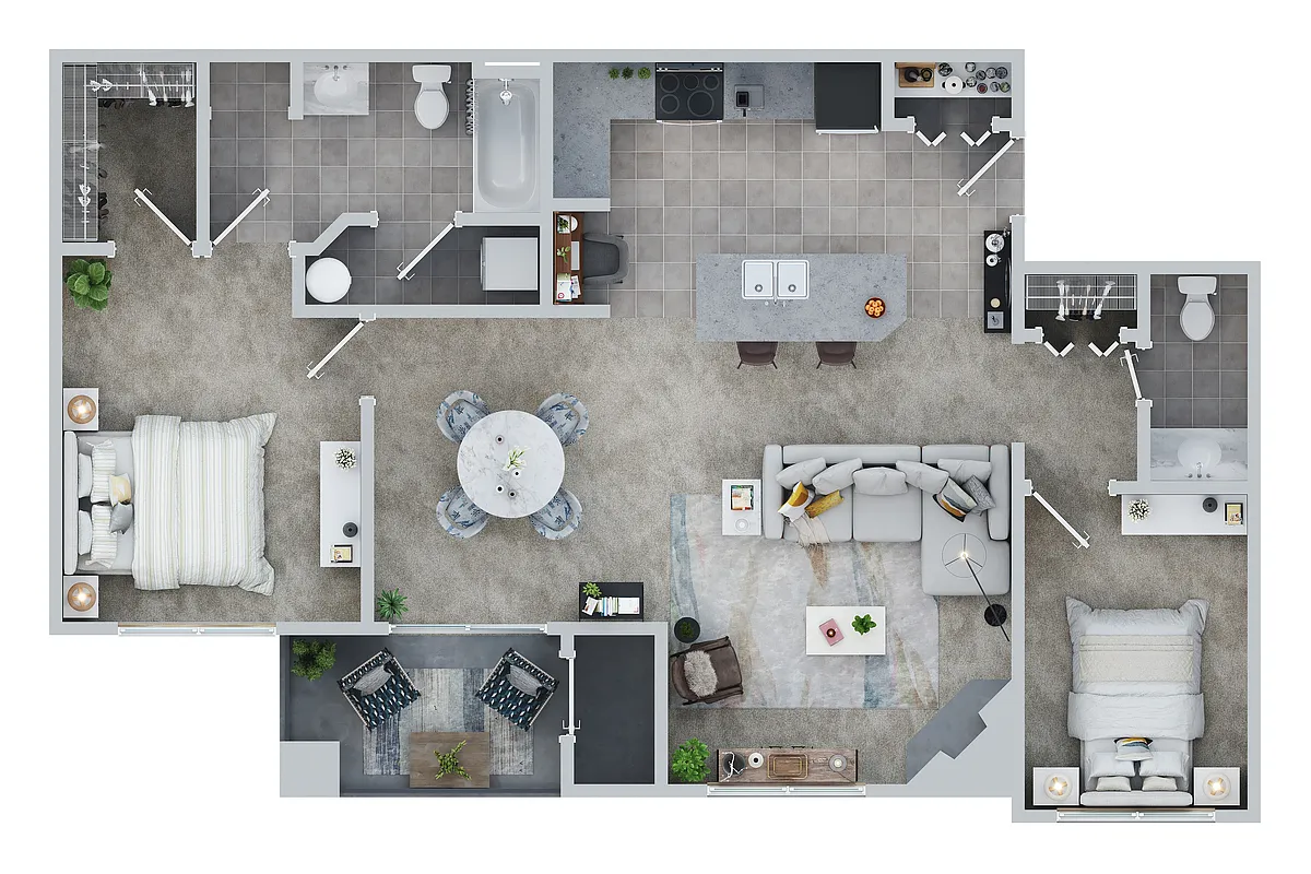 Floor plan THE WASHINGTON DELUXE
