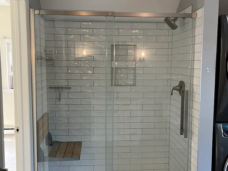New shower