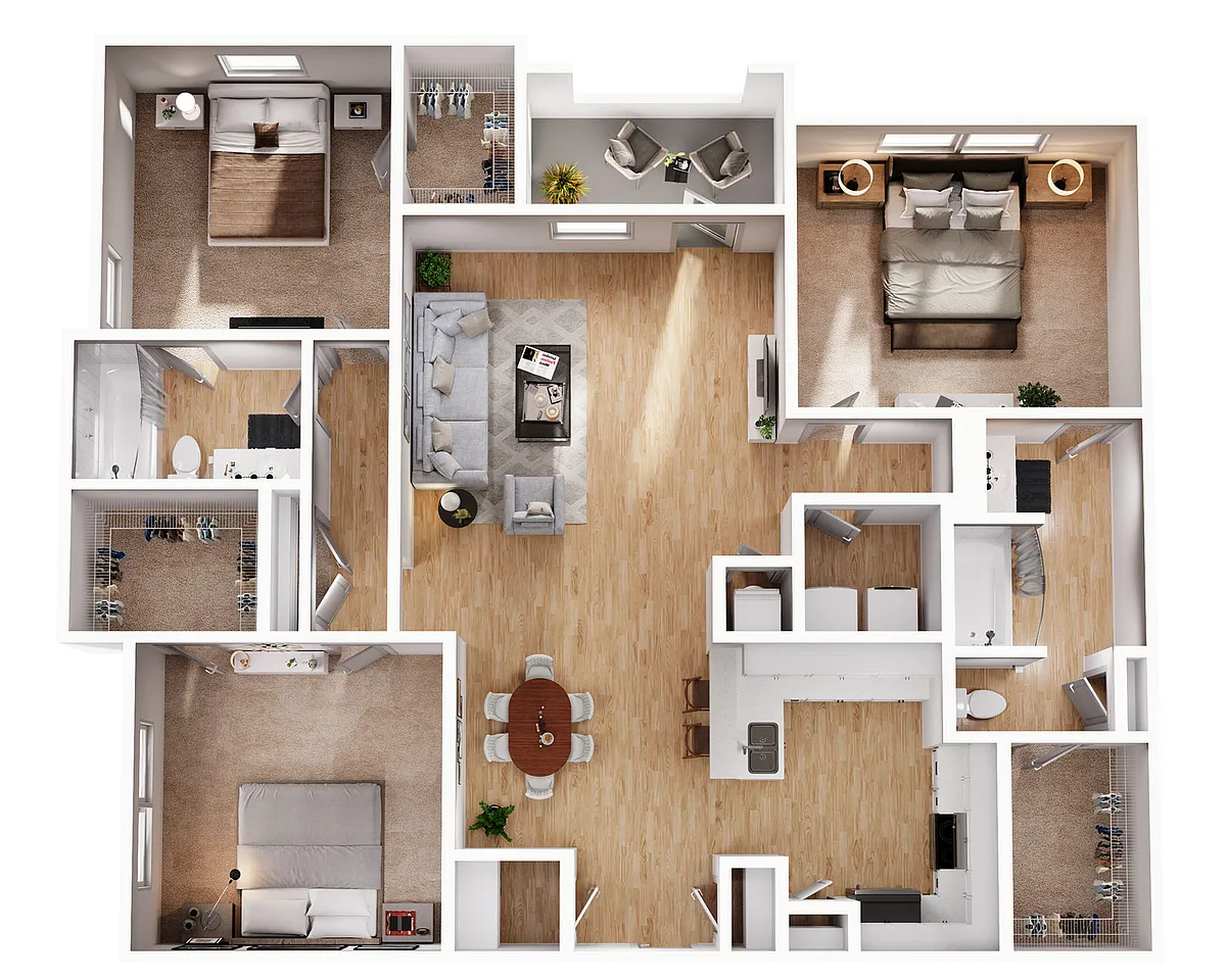 Floor plan C1-LC