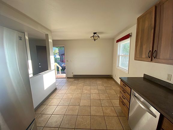 kitchen looking into dining area