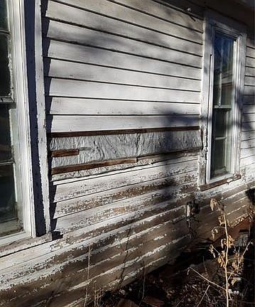 South side of property