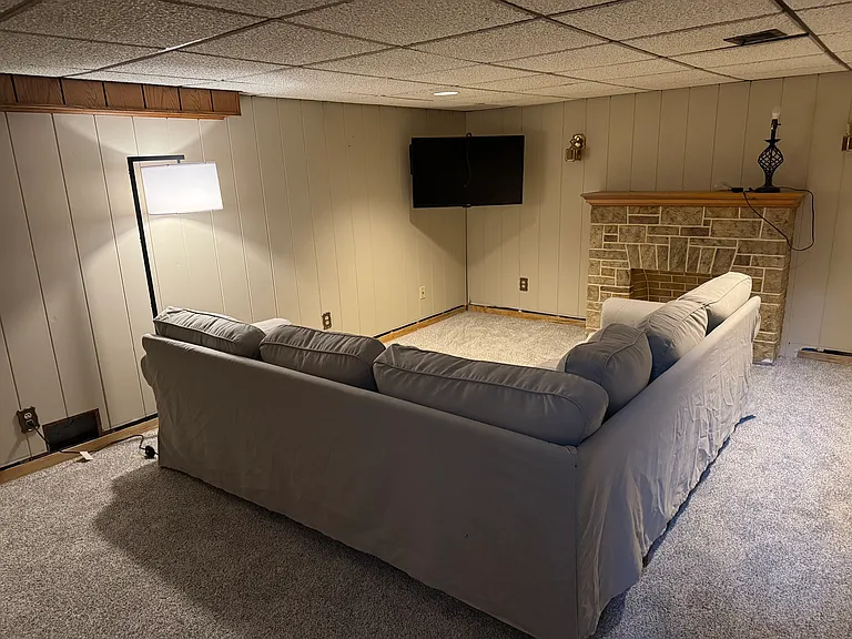 Half finished basement