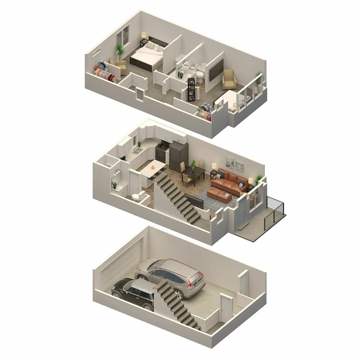 Floor plan Madison (2x2.5)