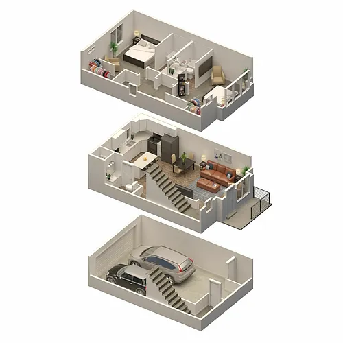Floor plan Madison (2x2.5)