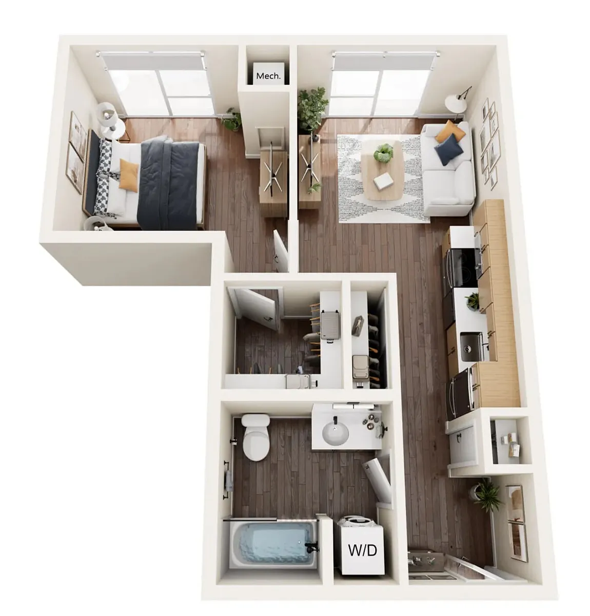 Floor plan A2 MFTE