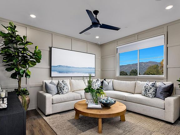 An image of the Great Room in the Plan 3 model home at Magnolia in Arcadia.