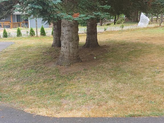 End of side yard. Fenced forward. Hard to see.