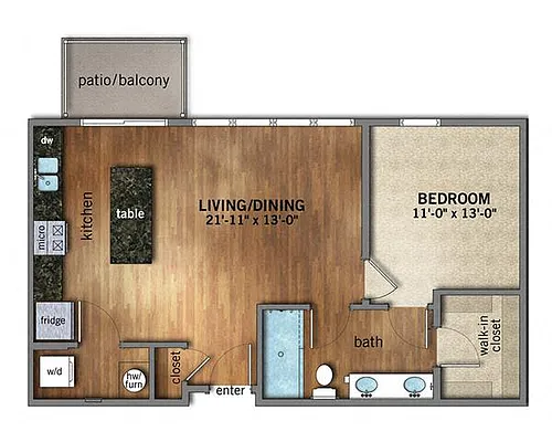 Floor plan Quarters