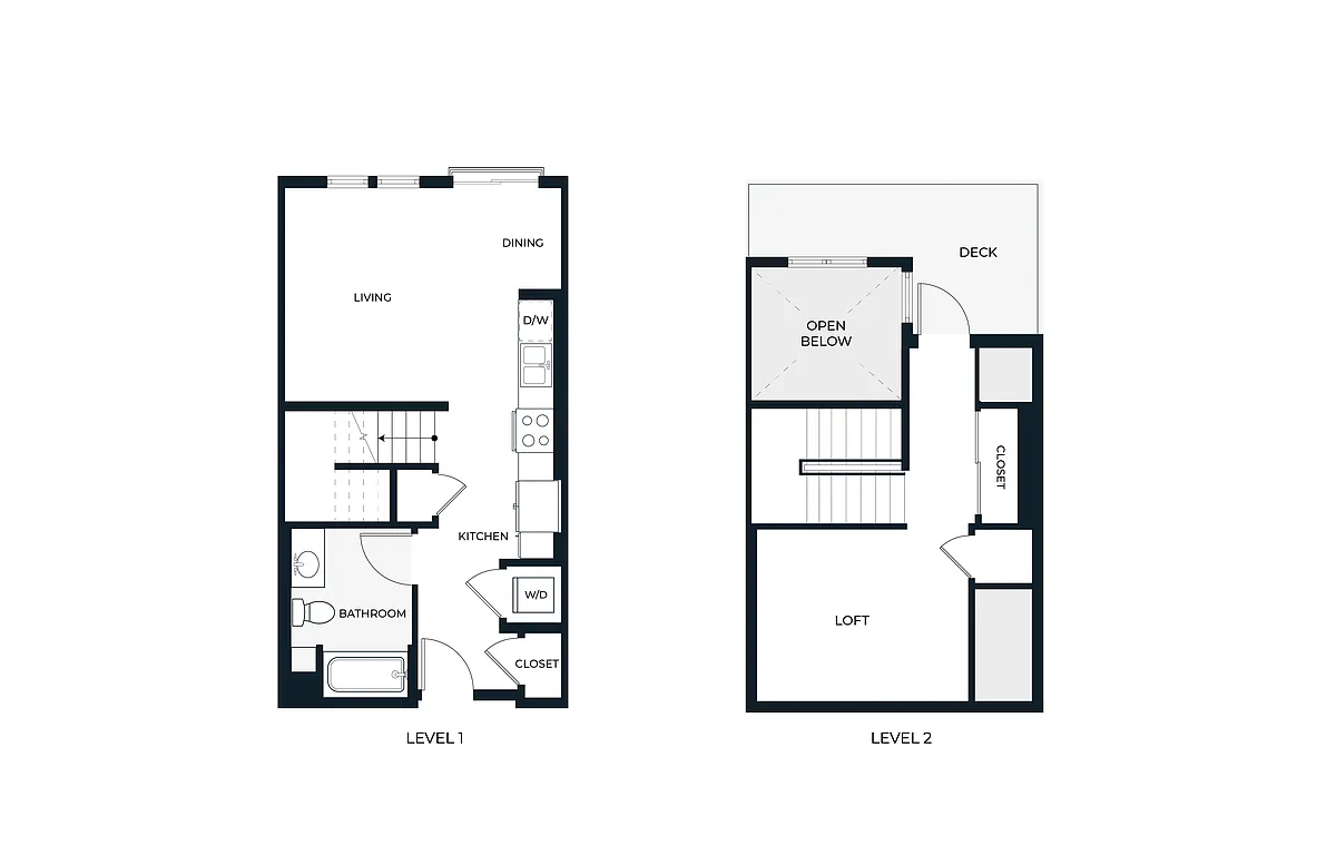 Floor plan Studio Loft S3L